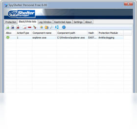 SpyShelter Personal FreePC版