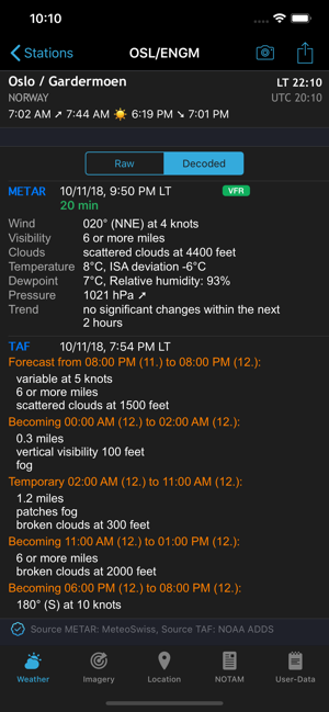 AeroWeatherProiPhone版