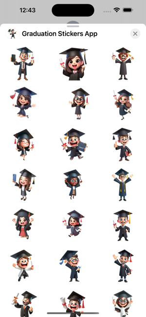 Graduation Stickers AppiPhone版