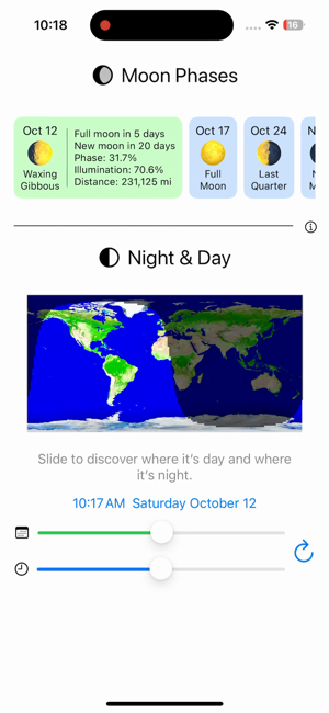 Night & Day and Moon PhasesiPhone版