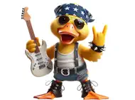 Rockstar Duckling StickersiPhone版