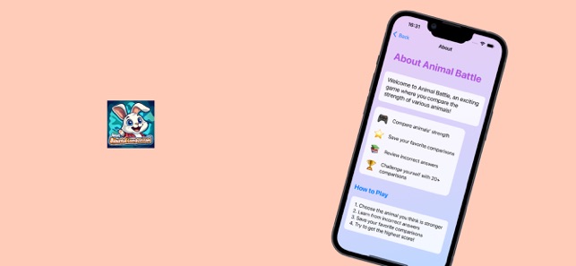 About Animal ComparisoniPhone版