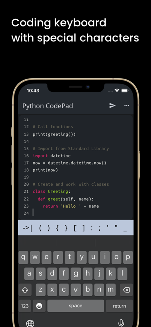 PythonCodeiPhone版