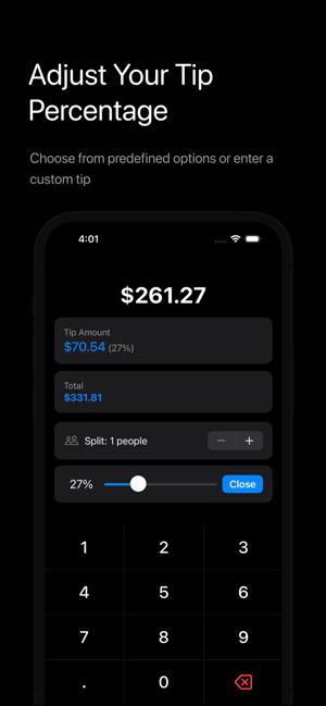 Tip Calculator, Split BillsiPhone版