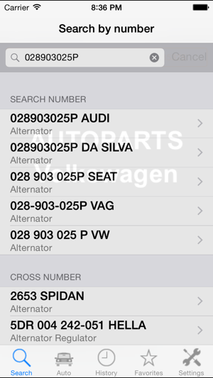 AutopartsforVolkswageniPhone版