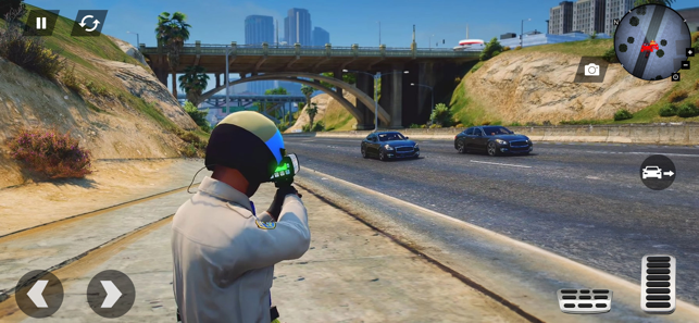 警车驾驶学校模拟器3D：真实城市赛车游戏‬iPhone版