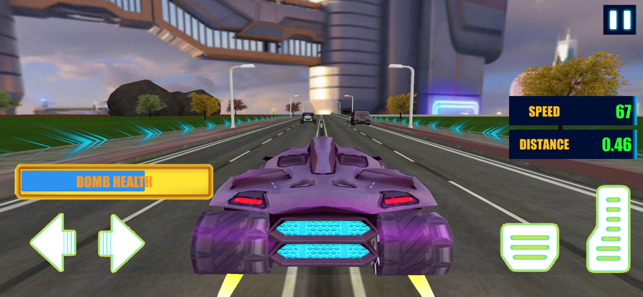 Futuristic Space Car FuniPhone版