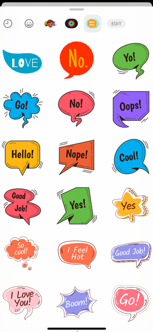 Talking Bubble StickersiPhone版