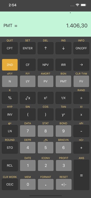 BAPlusProCalculatoriPhone版