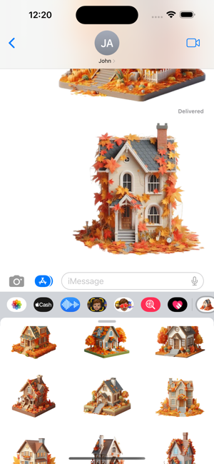 Autumn House StickersiPhone版