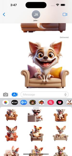 Chihuahua Couch StickersiPhone版