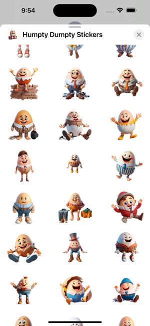 Humpty Dumpty StickersiPhone版