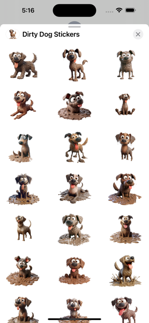 Dirty Dog StickersiPhone版