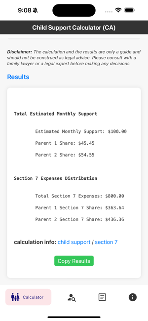 Child Support Calculator (CA)iPhone版