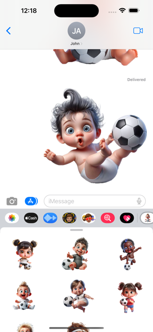 Baby Soccer StickersiPhone版