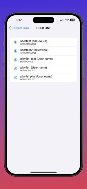 Xtream Click IPTV PlayList M3UiPhone版