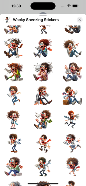 Wacky Sneezing StickersiPhone版