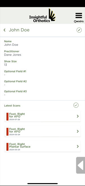 Insightful Scan for OrthoticsiPhone版