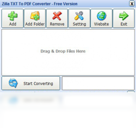 Zilla TXT To PDF ConverterPC版