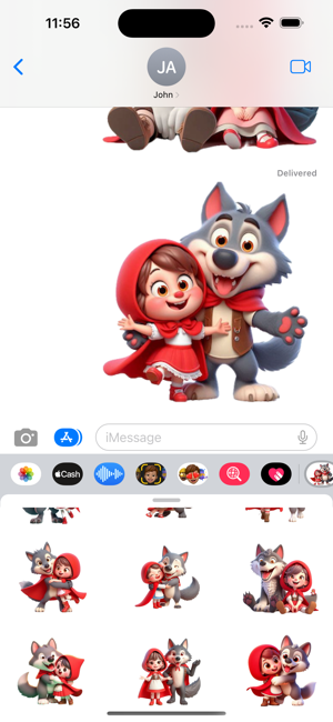 Red Riding Hood StickersiPhone版