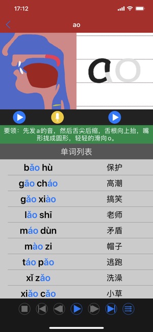 汉语拼音字母表iPhone版