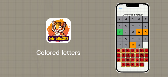 Colored lettersiPhone版