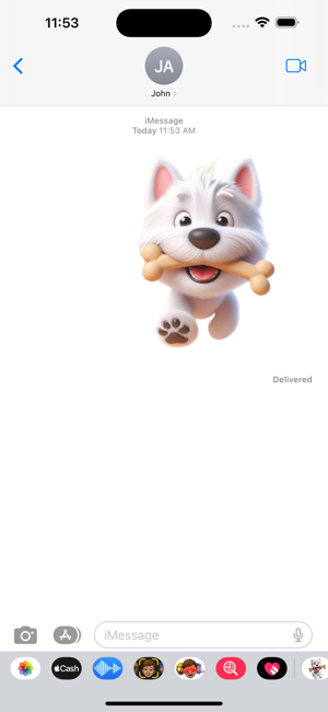 Westie Treat StickersiPhone版