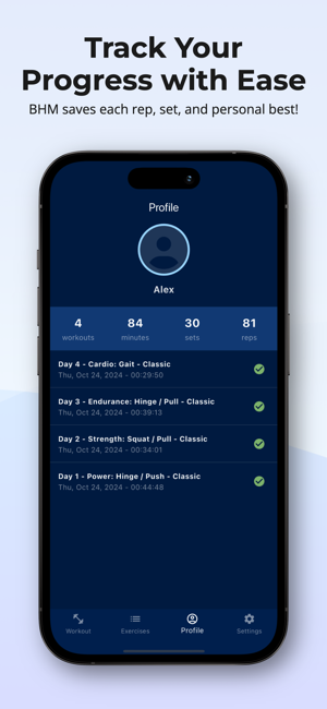 BHM: Workout Plans SimplifiediPhone版