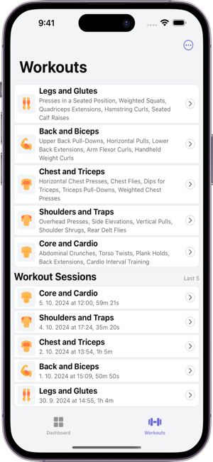 Fitness & Workout Diary: GiiMiPhone版