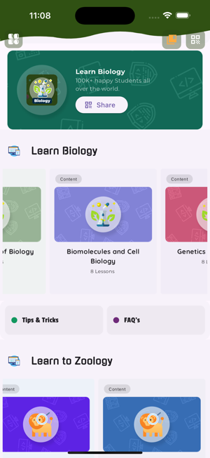 Learn Biology and ZoologyiPhone版