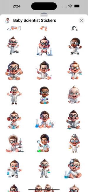 Baby Scientist StickersiPhone版