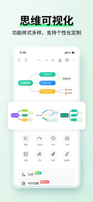 思维导图MindMasteriPhone版