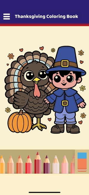 Thanksgiving Coloring BookiPhone版