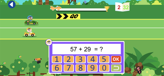 宝宝数学口算赛车iPhone版