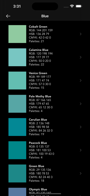 SanzoColorPalettesiPhone版