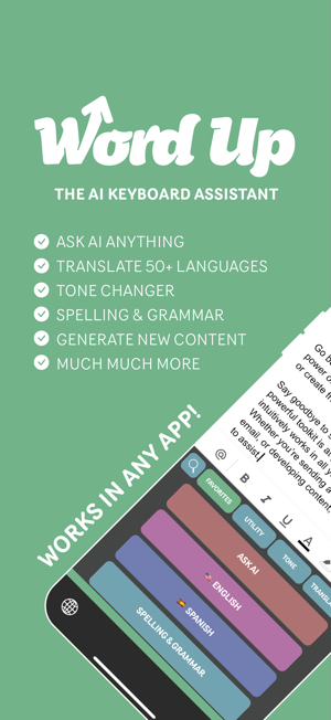 Word Up: AI Keyboard AssistantiPhone版