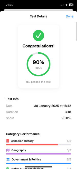 Canadian Citizenship 2025 ExamiPhone版