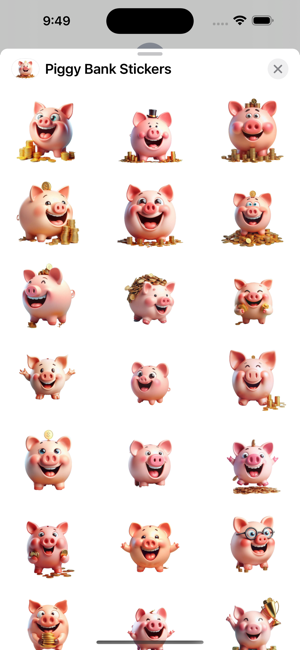 Piggy Bank StickersiPhone版