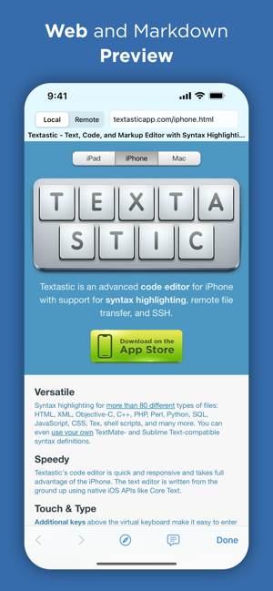 TextasticCodeEditoriPhone版