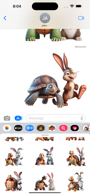 Tortoise and Hare StickersiPhone版