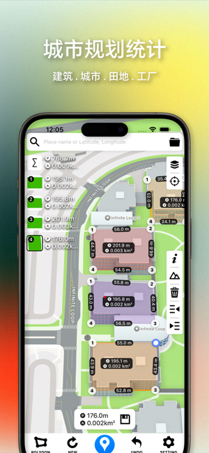地图测量仪‬iPhone版