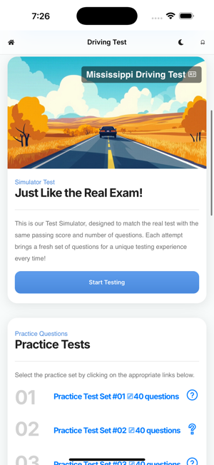 Mississippi Driving TestiPhone版