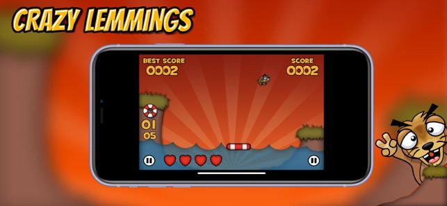 Crazy Lemmings: ChallengeiPhone版