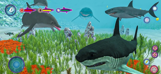 巨齿鲨鲨鱼鱼攻击‬iPhone版