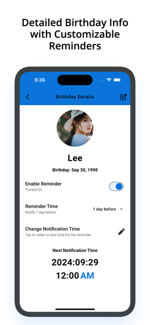 Birthday Reminder AlertsiPhone版
