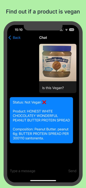 Vegan Scanner: AI Food CheckeriPhone版