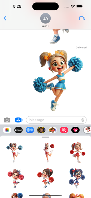 Happy Cheerleader StickersiPhone版