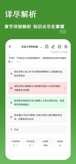 社會(huì)工作者練題狗iPhone版