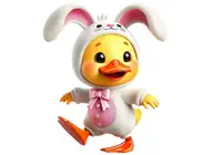 Easter Duckling StickersiPhone版