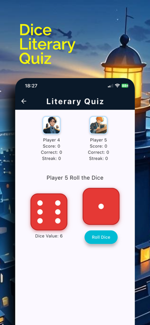 Dice Literary QuiziPhone版